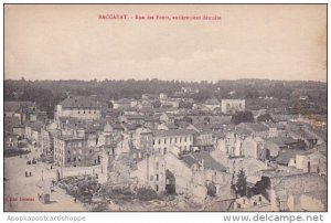 France Baccarat Rue des Ponts entierment detruite