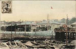 Pc nagasaki oura japan hand colored (a22242) 