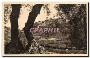 Old Postcard Cote D Azur Saint Paul (Alpes Maritimes) The fortifies seen thro...