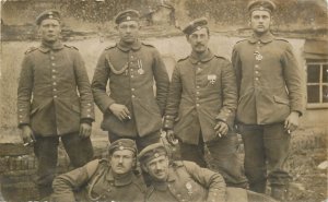 German soldiers 1915 ww1 correspondence souvenir photo postcard