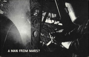 Dodge Auto Car Promo Welder at Work Occupation Man From Mars? Postcard