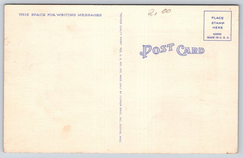 Corpus Christi Texas~Breakwater Walk & Steamers On Gulf~Vintage Linen Postcard