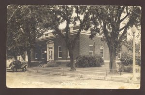 RPPC ROGERS ARKANSAS U.S. POST OFFICE OLD CAR VINTAGE REAL PHOTO POSTCARD