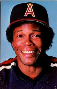 Baseball Rod Carew California Angels 1983