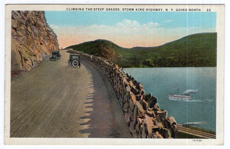 Climbing The Steep Grades, Storm King Highway, N.Y., Going North