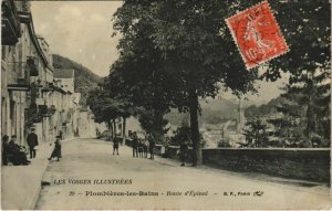 CPA PLOMBIERES-les-BAINS - Route d'ÉPINAL (119719)