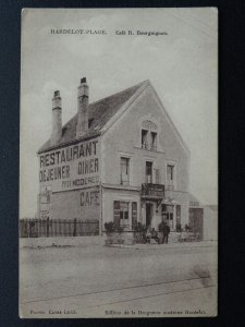 WW1 France HARDELOT PLAGE Cafe R. / Restaurant Dejeuner Diner c1919 Postcard