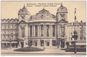 Theatre Lyrique Flamand, ANVERS (Antwerp), Belgium, 1900-1910s