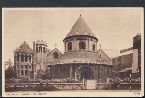 Cambridgeshire Postcard - The Round Church, Cambridge   RS17650