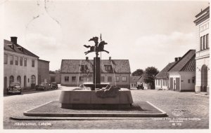 Laholm Hastbrunnen Weather Vane Sweden Old Real Photo Postcard