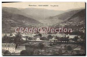 Postcard Old High Alsace Saint Amarin Vue Generale