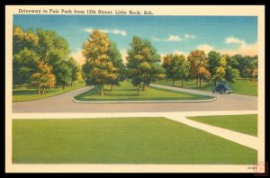 Driveway to Fair Park from 12th Street, Little Rock, Ark
