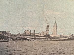 Postcard Hand Tinted  Waterfront, Coney island, NY  1908     Y2