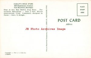 MI, Iron Mountain, Michigan, Cudlip's Drug Store, Interior View