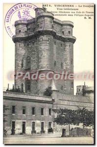 Postcard Old Vincennes Donjon View Interior Residence Old Kings