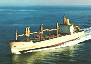 MS Tamara Container Cargo Ship Vintage Postcard BS17