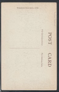 London Postcard - Westminster School    T3748