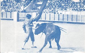 Bullfighting Tarjeta Postal Bullfighting Non Postcard Backing 