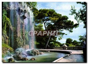 Postcard Modern French Riviera Maritime Alps Nice cascade du Chateau