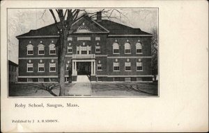 Saugus Massachusetts MA School Private Mailing Card 1900s-10s Postcard