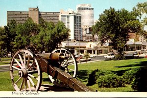 Colorado Denver Downtown Showing Hilton Hotel and Security Life Building