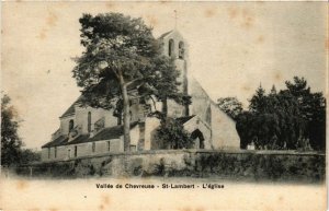 CPA AK Vallée de CHEVREUSE - St-Lambert - L'Église (246292)