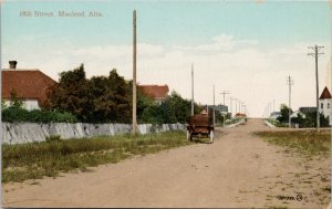 Macleod Alberta 18th Street Fort Macleod Unused Postcard G82