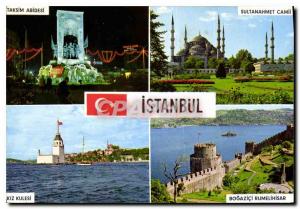 Postcard Modern Istanbul Istanbul dan ve Guzellikleri Selamiar