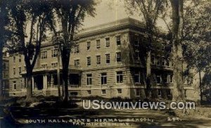 Real Photo, South Hall, State Normal School - Farmington, Maine ME  