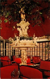 Clearwater Florida Kapok Tree Inn Red Lounge Vintage 1970s Advertising Postcard 