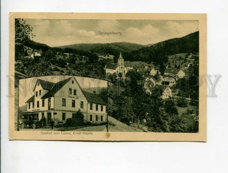 3173326 GERMANY Spiegelberg Gasthof zum Lamm Ernst Nagele RPPC