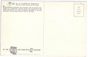 Union Oil 76 Postcard 1941 Fishermans Wharf San Fran CA #141