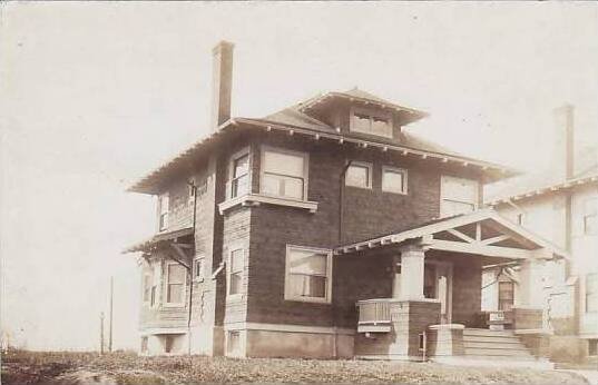 Oregon Portland Greeny Residence Real Photo RPPC