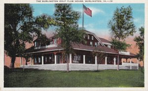 BURLINGTON, Iowa, 1930-1940s; The Burlington Golf Club House