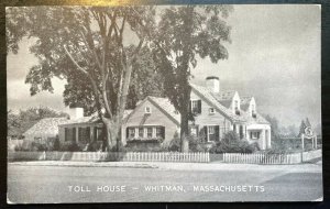 Vintage Postcard 1930 Toll House Witman Massachusetts