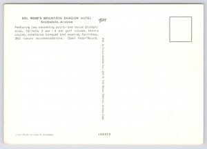 Del Webbs Mountain Shadow Hotel~Scottsdale AZ~Lights~Palm Trees~Pool~Continental
