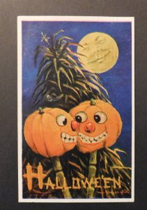 1909 USA Halloween Postcard Cover Brooklyn NY Local Use