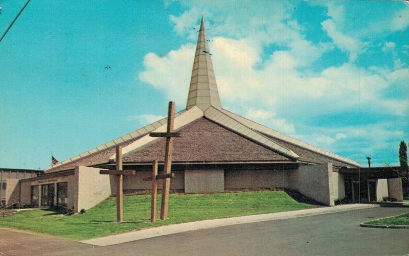 USA Annunciation Catholic Church Norton Street Rochester Vintage Postcard 07.44