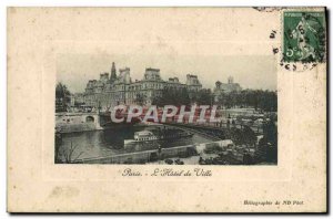 Old Postcard Paris L & # 39Hotel City