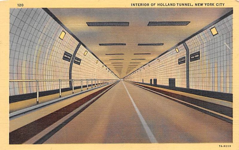 Interior Of Holland Tunnel New York City, New York NY