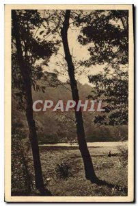 Postcard Old Correze Beaulieu Landscape spring on the banks of the Dordogne