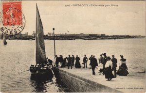 CPA PORT-LOUIS - Embarcadere por GAVRES (33071)
