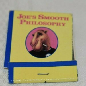 Camel Joe's Smooth Philosophy On Ashtrays 20 Strike Matchbook