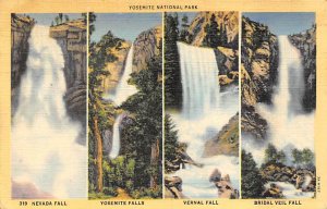 The Four Falls Bridal Veil Yosemite National Park CA