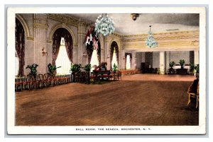 Ball Room Hotel Seneca Rochester New York UNP Unused WB Postcard W19