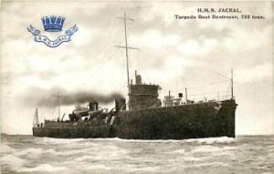 H.M.S. JACKAL-TORPEDO BOAT DESTROYER-ENGLAND-T26113