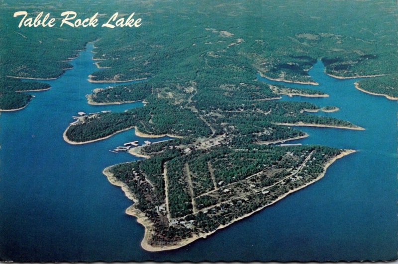 Missouri Aerial VIew Table Rock Lake 1980