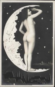 Papermoon Paper Moon Art Nude Women Real Photo Card/Postcard Blank Back