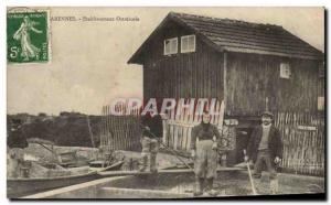 Marennes Old Postcard Establishment ostreicole TOP (small fishing crafts)