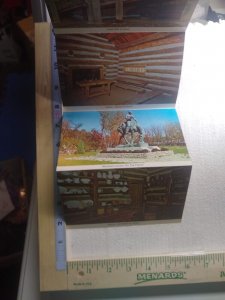 Postcard Folde Interior, Rutledge Tavern, Greetings from Lincoln's New Salem, IL